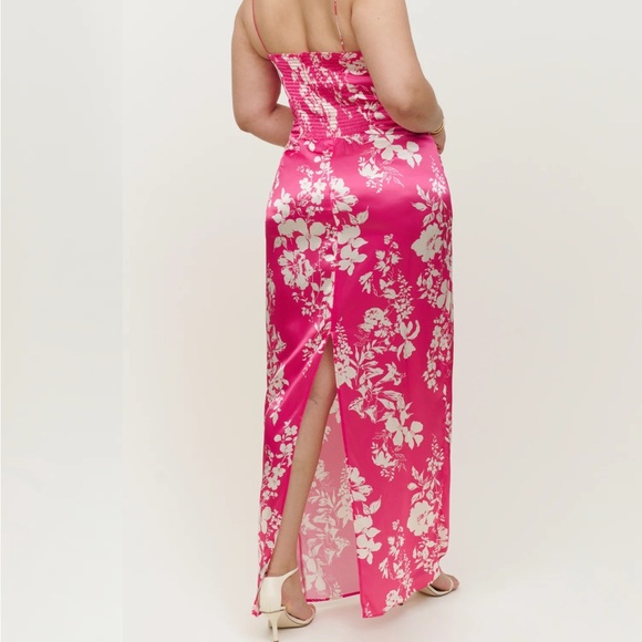 Reformation Pink Floral Dress - Picture 4 of 7